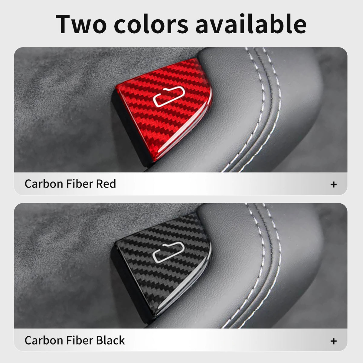 For Tesla Model 3/Y/YL Juniper Carbon Fiber Car Interior Doo