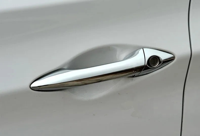For Hyundai Elantra 2012-2016 Chrome Carbon Fiber Door Handl