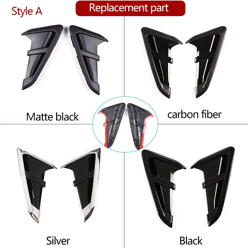 For BMW X3 G01 X4 G02 2018-2021 ABS Carbon Fiber Car Front F