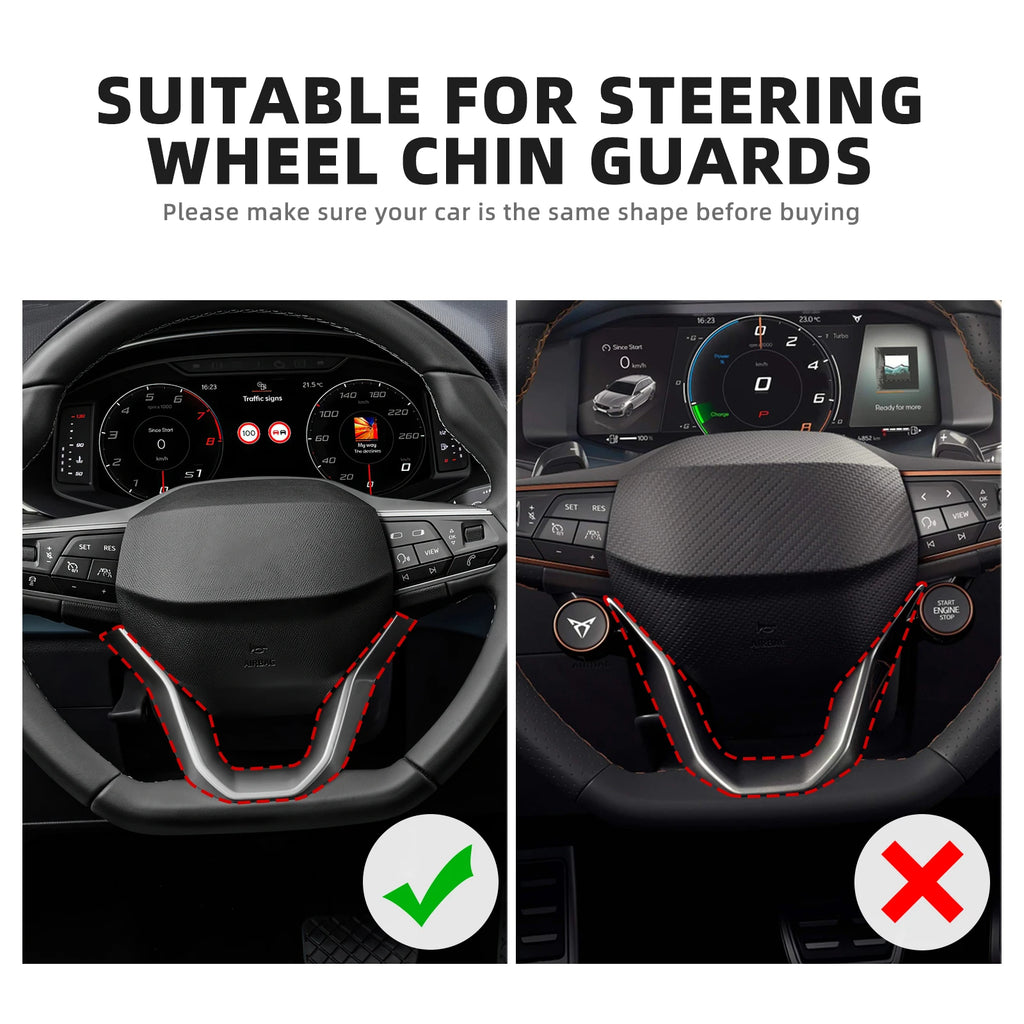 Real Dry Carbon Fiber Trim For Seat Ateca/ibiza/Leon/Tarraco