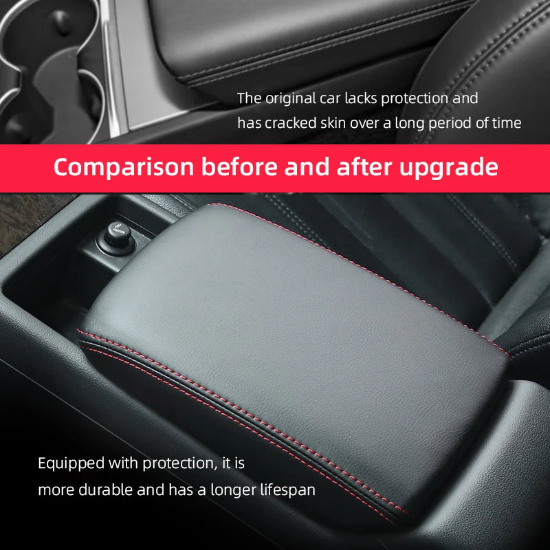 Car Central Armrest Box Cover Tray Case Holder for Audi Q3 F