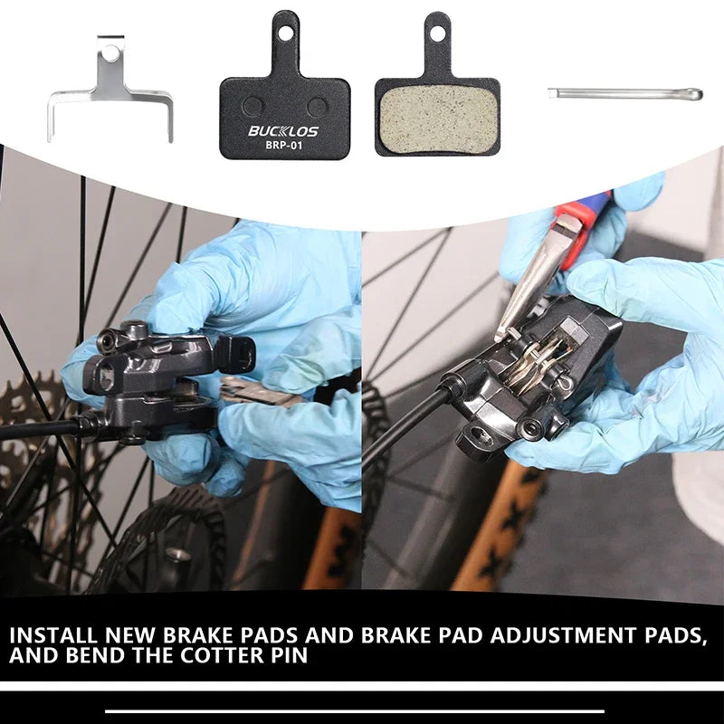 BUCKLOS Brake Pads Resin MTB Road Bike Hydraulic Disc Pads F
