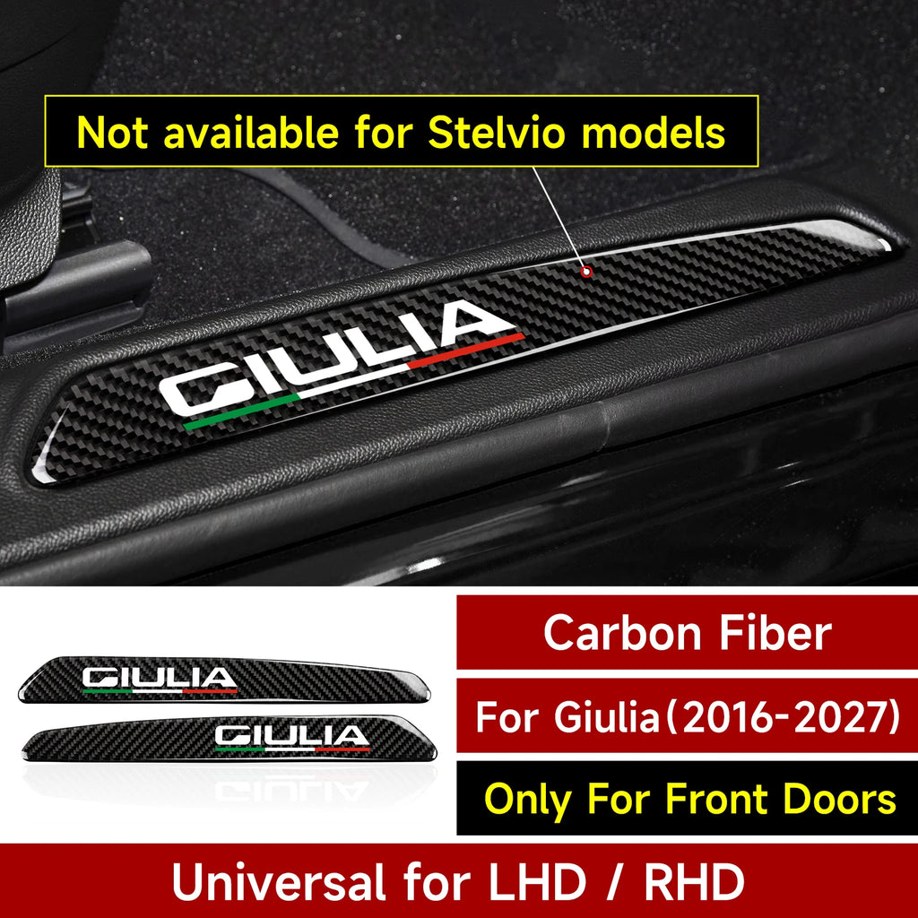 For Alfa Romeo Giulia 952 2016-2027 Threshold Strip Protecti