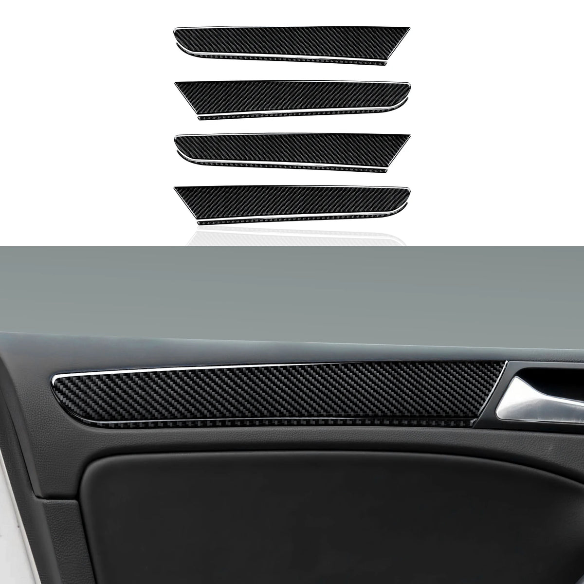 Car Center Console Gear Shift Panel For Volkswagen Golf VI M