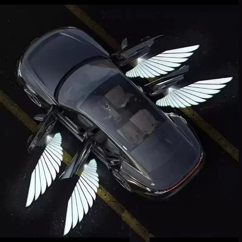 Car welcome light car door light sensing angel wing car proj