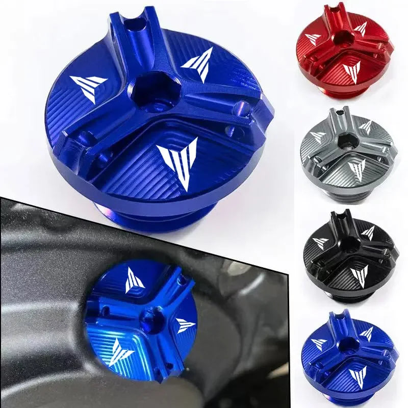 Motorcycle CNC Engine Oil Filler Cup Plug Cover Cap Screw Fo