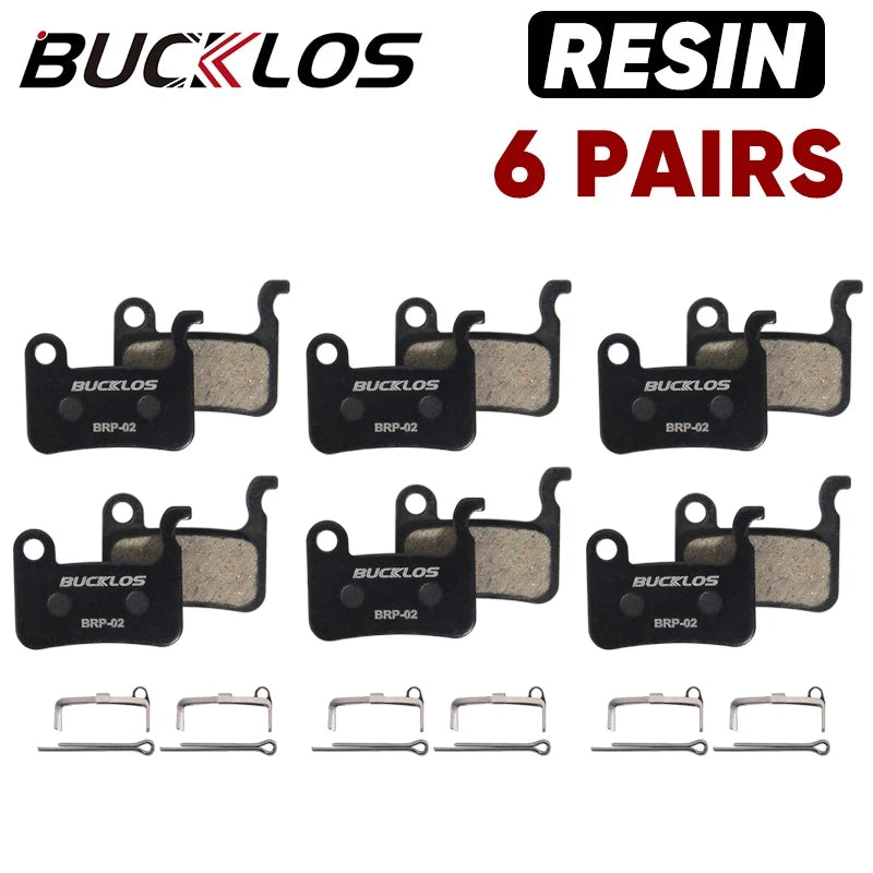 BUCKLOS Resin Disc Brake Pad For SHIMANO A01S Wear-resistant Hydraulic Brake Pads MTB Brake Pads for M06 M07 Cycling Parts