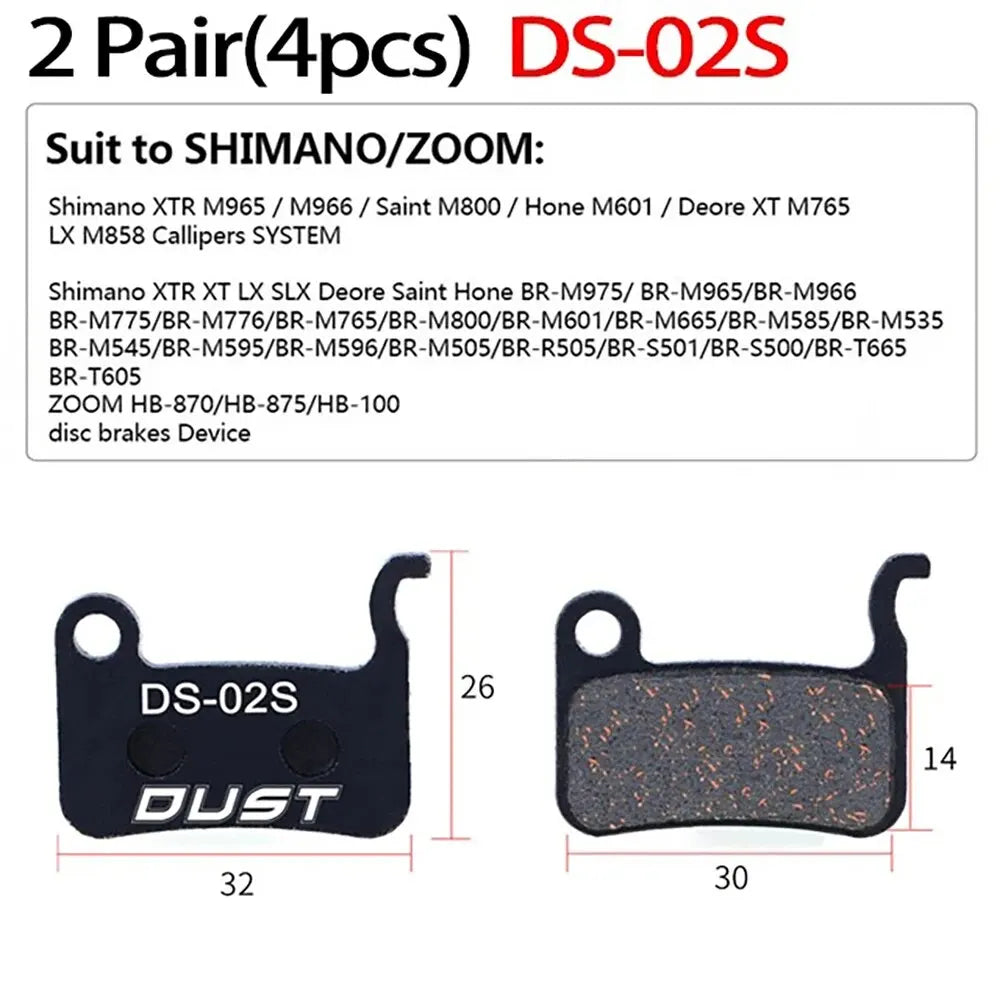 2 Pair (4pcs) MTB Bicycle Hydraulic Disc Ceramics Brake Pads