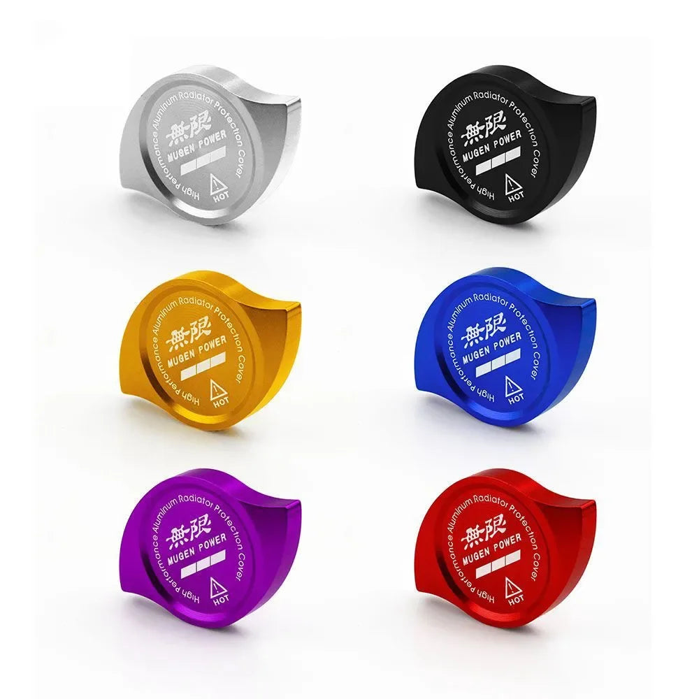 MUGEN Billet Aluminum Radiator Protector Pressure Cap Cover 