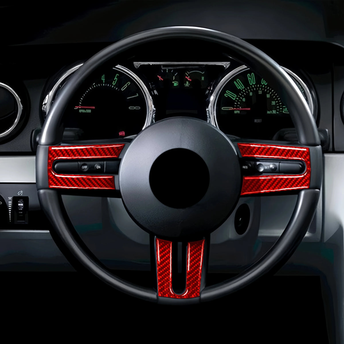 For Ford Mustang 2005 2006 2007 2008 2009 Carbon Fiber Car I