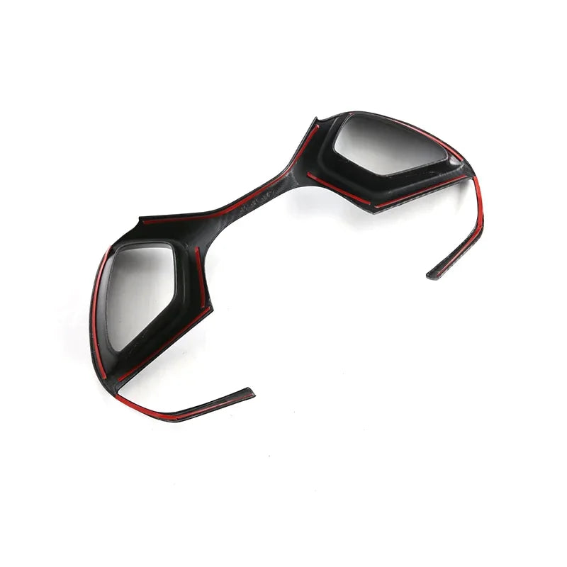 Car Steering Wheel Trim Decoration Carbon Fiber ABS Steering