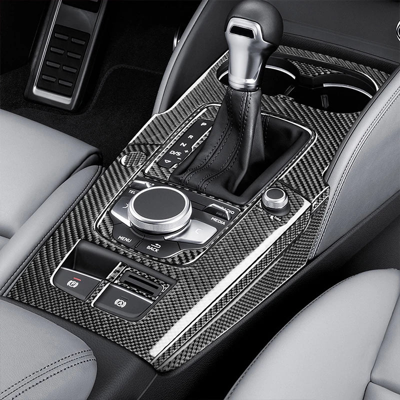 For Audi A3 S3 RS3 8V 2013-2019 Accessories Carbon Fiber Cen
