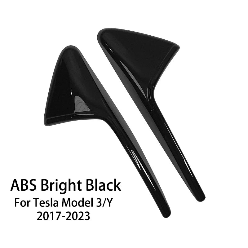 For Tesla Model 3/Y Side Camera Protection Cover Carbon Fiber Fender Trim Cover Car Modification Accessories Tesla 2017-2025
