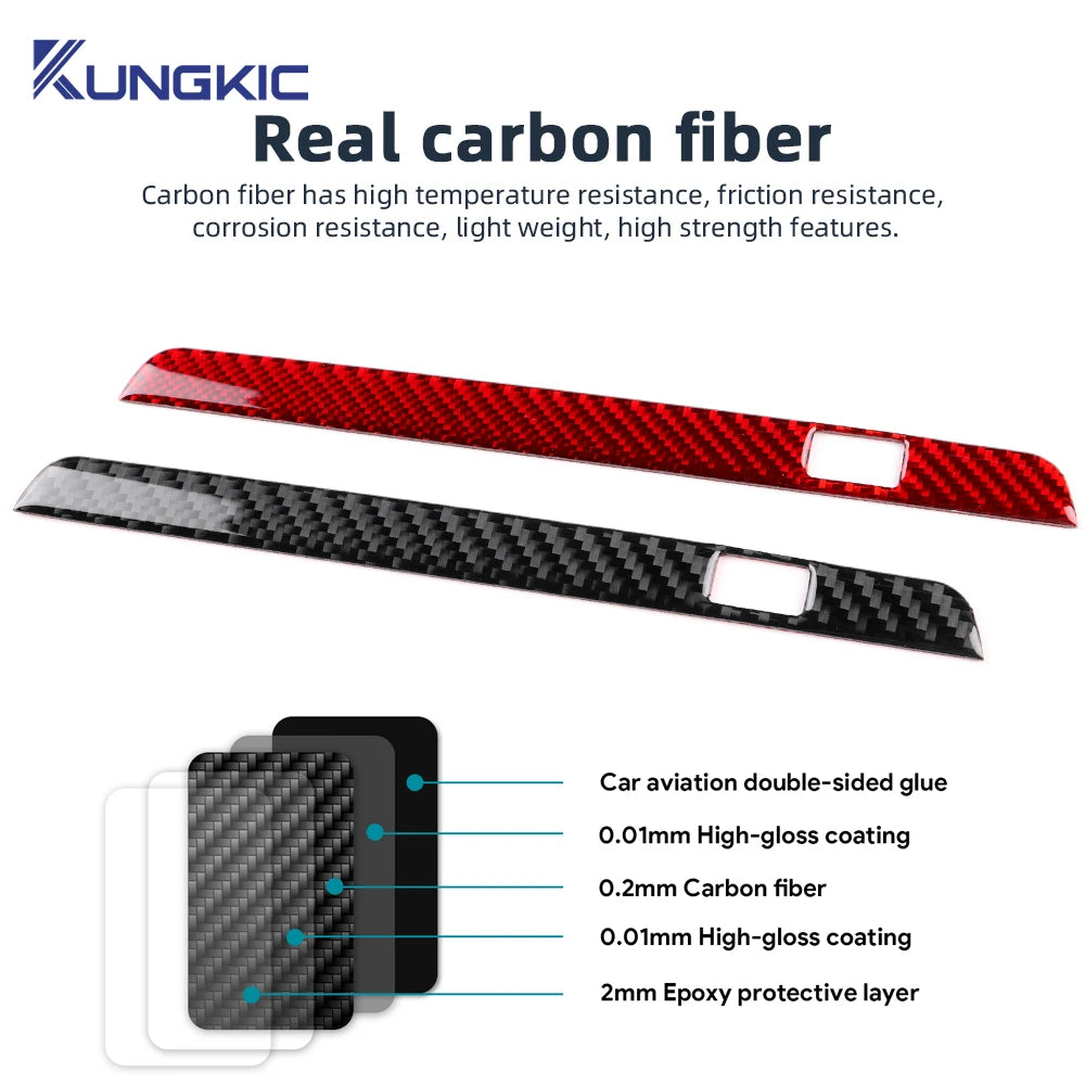 Real Soft Carbon Fiber Sticker For Mazda 3 Axela 2019 2020 2