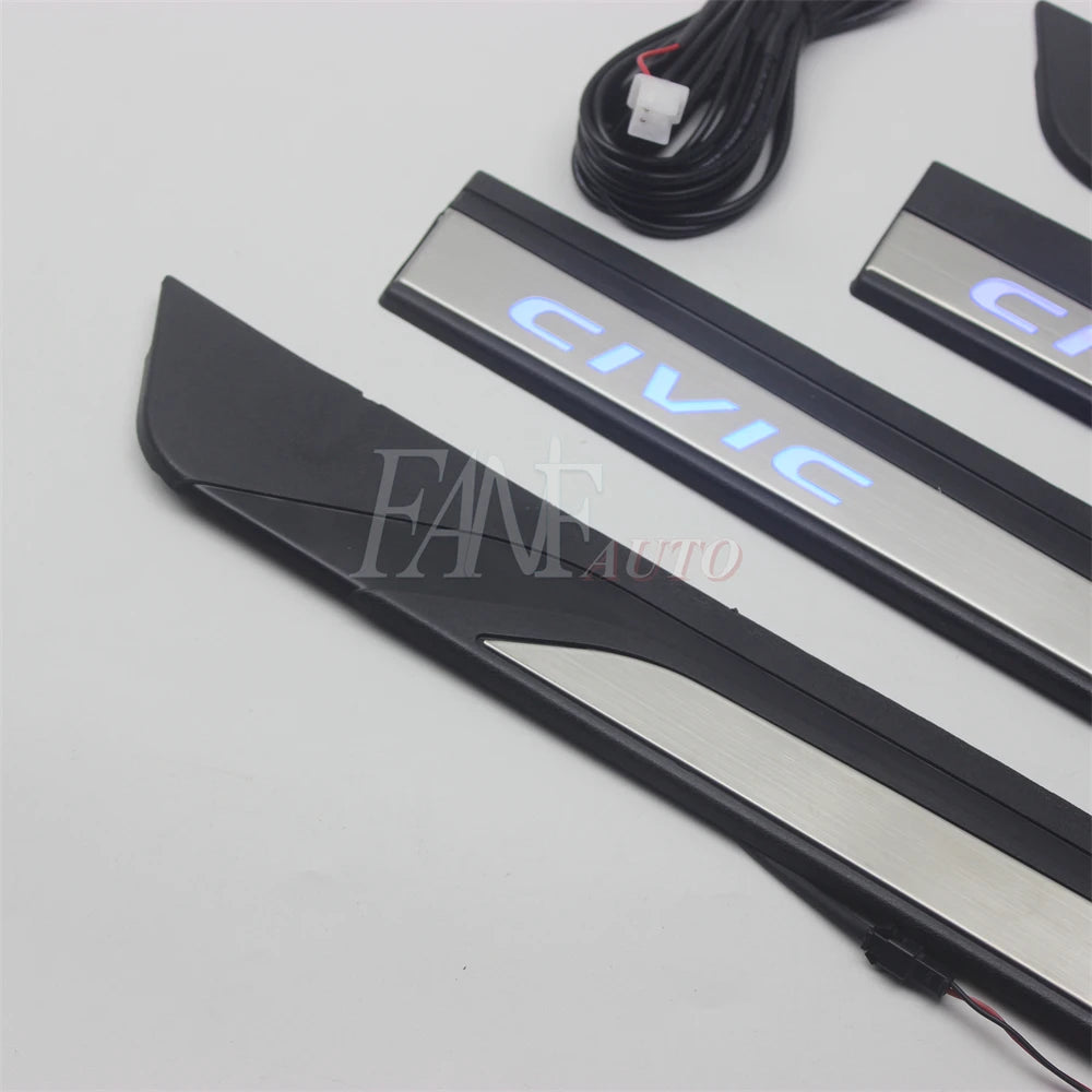 Car Styling For Honda Civic 2016-2021 10TH Stainless Steel L