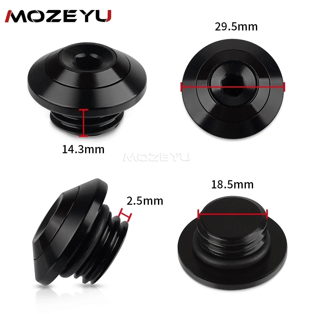 M20 2.5 Aluminum Oil Filter Cup Engine Plug Cover For Kawasa