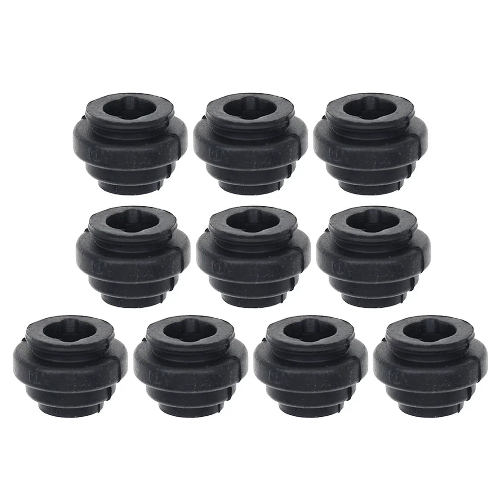 10Pcs 8mm Car Brake Pump Dust Cap Oil Drain Screw Cap Brake Caliper Bleed Nipple Black Screw Dust Caps Cover Rubber Motorcycle