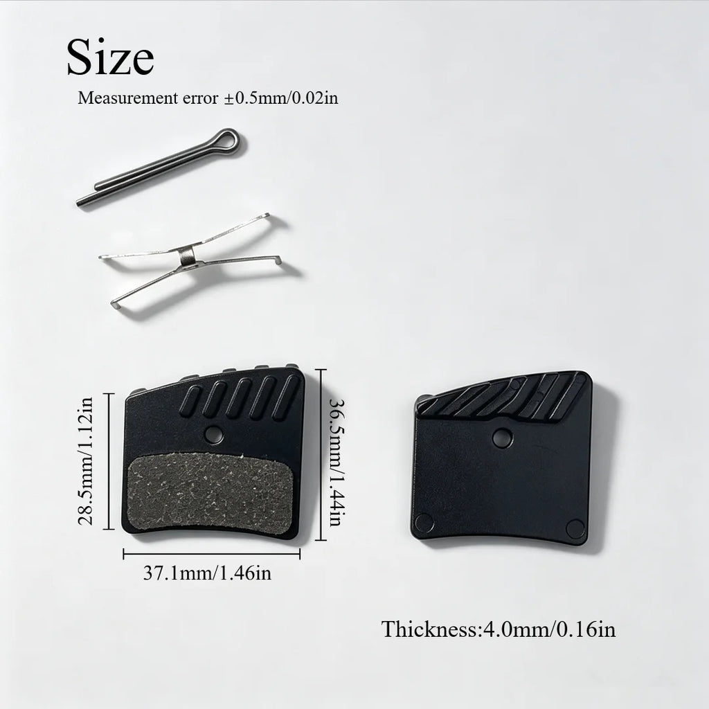 1Pair/2Pairs Ceramic Cooling Fins Disc Brake Pads for IIIPRO