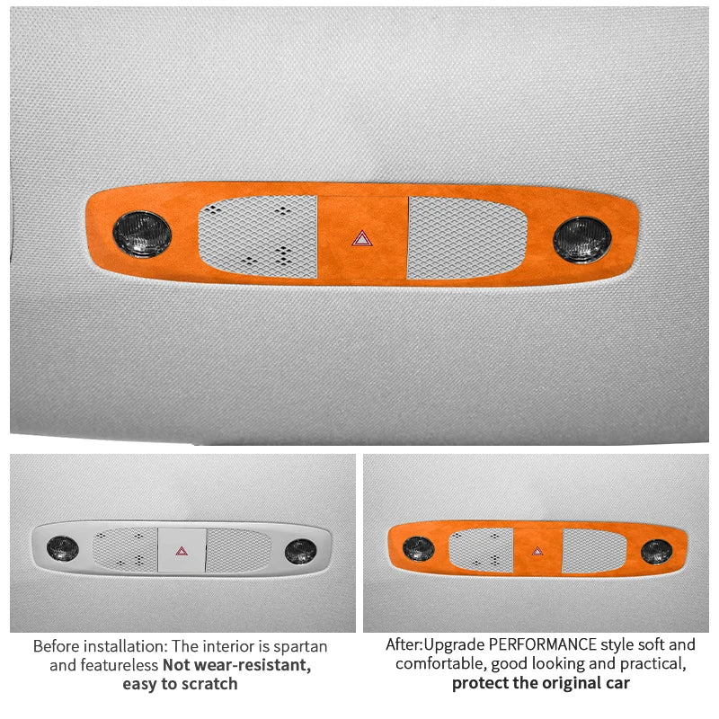 Top Suede For Tesla Model 3 (2019-2023)/ Y(2019-2024) Auto R