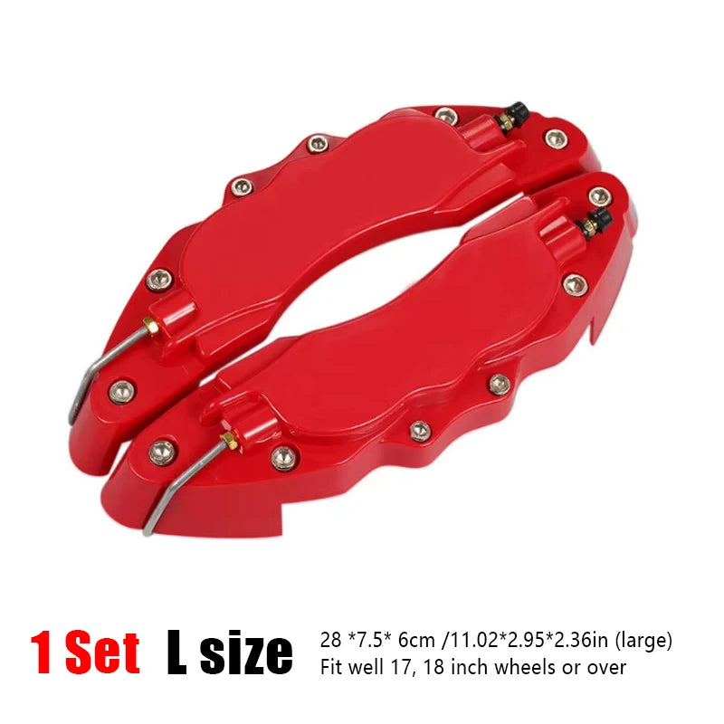 Universal Brake Caliper Covers 1 Pair of Universal Fron Rear Brake Caliper Covers Suitable For All Wheels A Racing Accessory