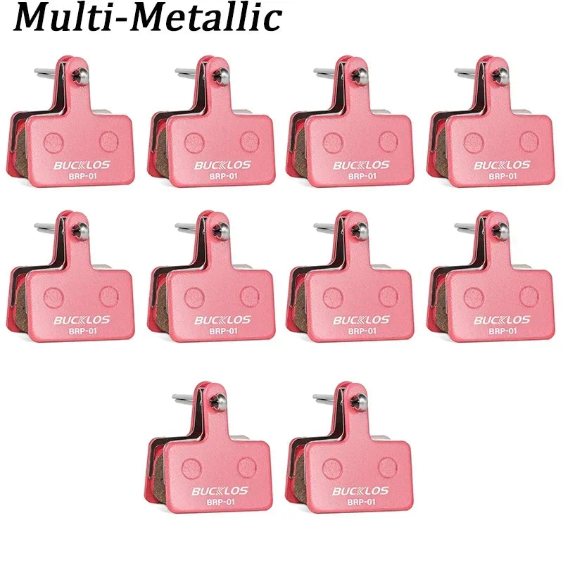 BUCKLOS 4 10 Set MTB Hydraulic Brake Pads High-density Bicycle Brake Pad for SHIMANO B01S B03S B05S Disc Brake Pads