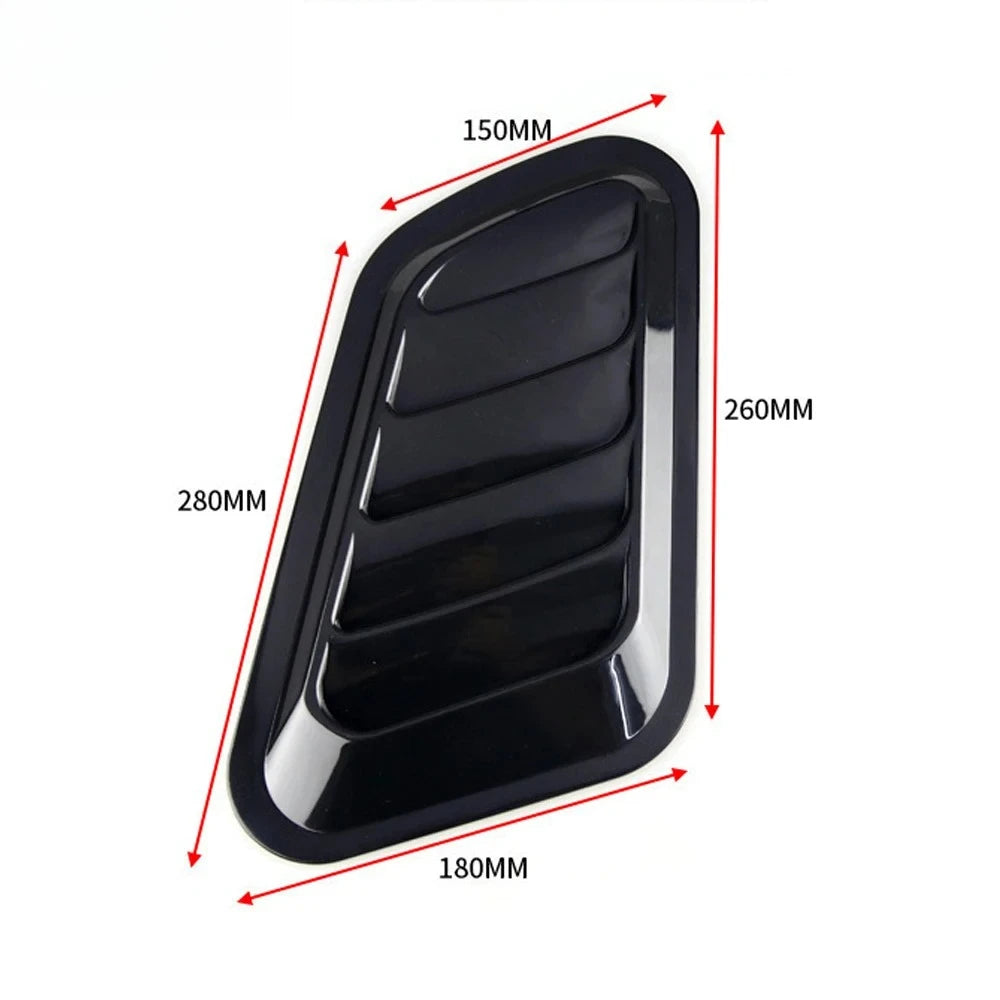 Universal Carbon Fiber Universal Car Hood Scoop Air Intake F
