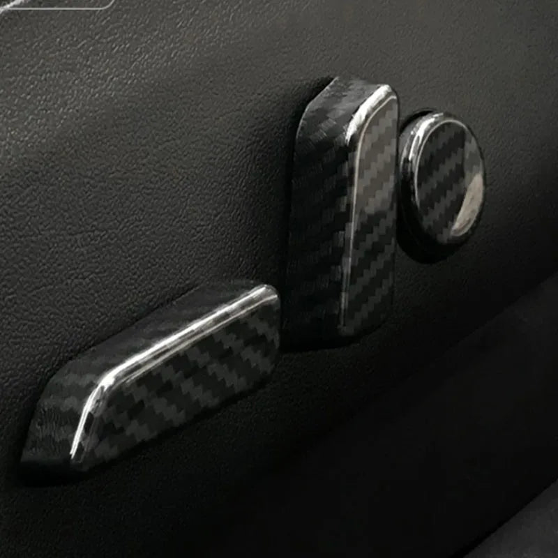 For Tesla Model 3 Model Y Carbon Fiber Color Seat Adjust Swi
