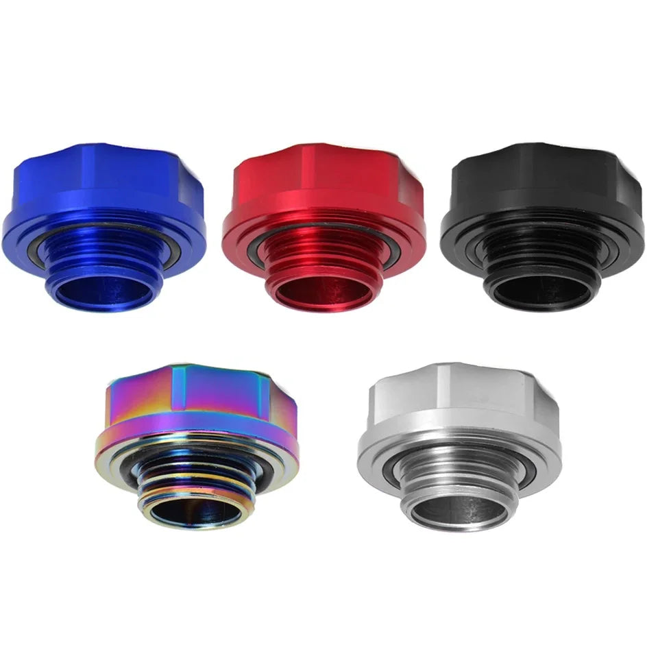 1Pc Car Engine Oil Cap Aluminum Radiator Fuel Filler Tank Co