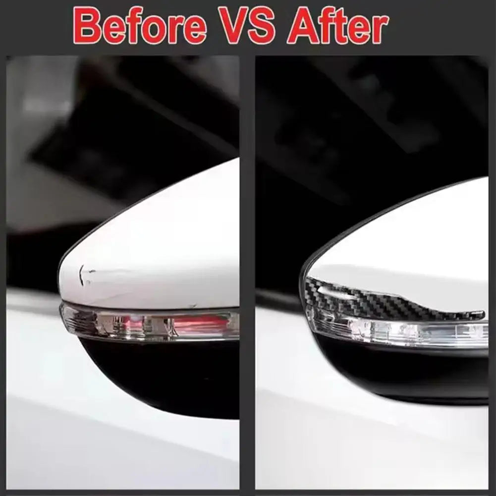 2pcs Spiegelrand Bescherming Auto Crash Strips Bescherm Lich