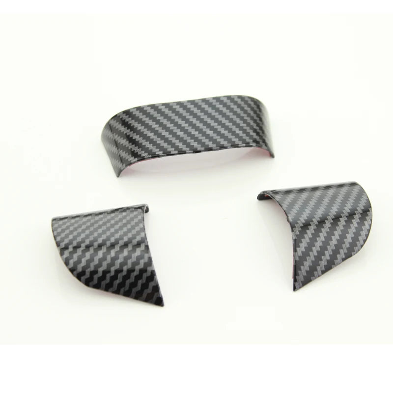 My Good Car Accessories Steering Wheel Buttons Panel Cover Trim Stickers Carbon Fiber for Ford Focus 2 MK2 2005 - 2011