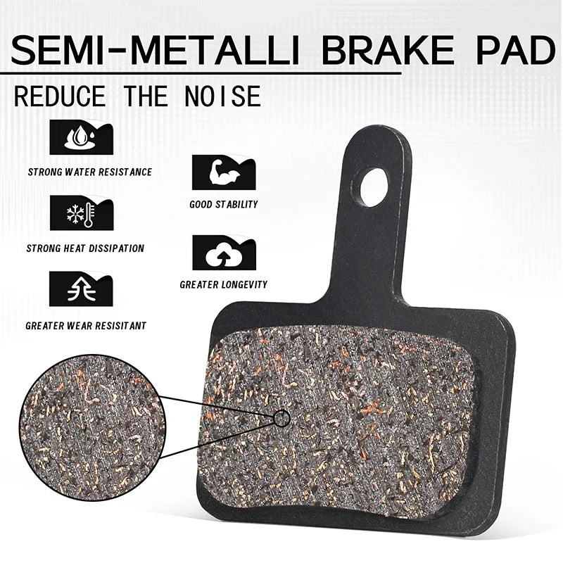 BUCKLOS Semi-Metal Brake Pads Mountain Bike Hydraulic Disc B