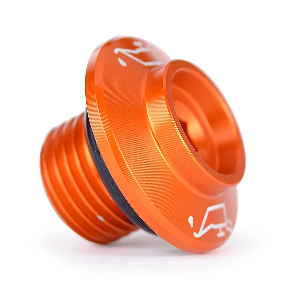 Engine Oil Filler Cap For DUKE 125 200 390 390DUKE RC125 RC390 Crankcase Cap CNC Engine Oil Filler Screw Cover Plug