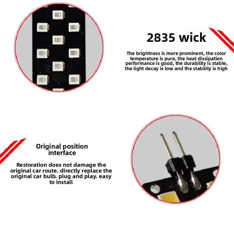 For Audi Q3 F3 RS6 C8 4A 2019 2024 Car Footwell Lights LED L