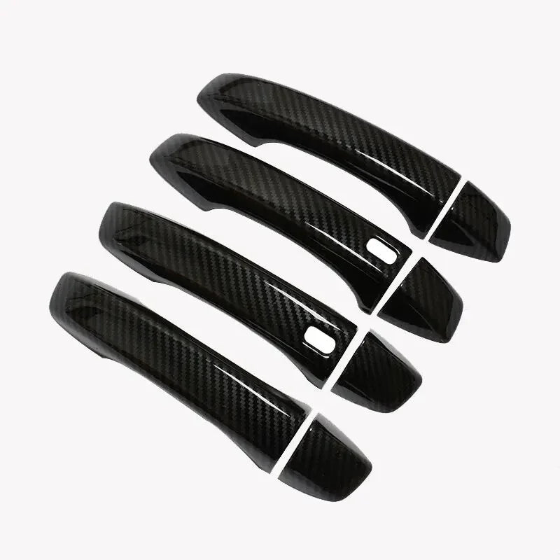 For MG ZS 2017 2018 2019 2020 2021 2022 Carbon Fiber Chrome 