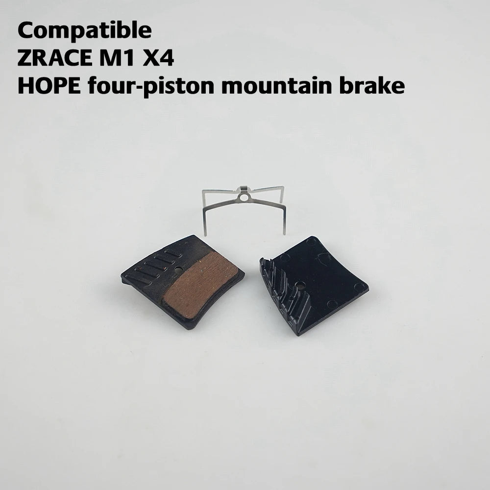 ZRACE M1/M2 X2/X4/XG/XG4 BR-002/BR-005 Brake Metal Pads Copper-Based Ceramic Pads Cooling Pads TCE-TECH with J02A/J03C/Hope