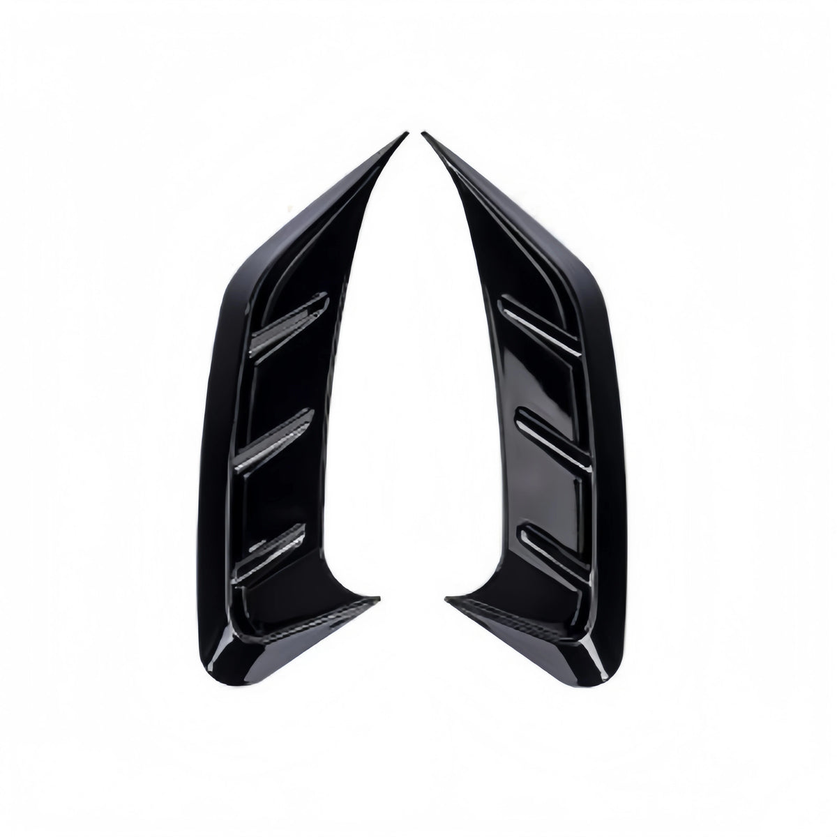 Front Rear Car Headlight Eyebrow Sticker Pair LED Light Trim Cover Carbon Fiber Decor Decal for Auto Lamp Eye Lid Decoration