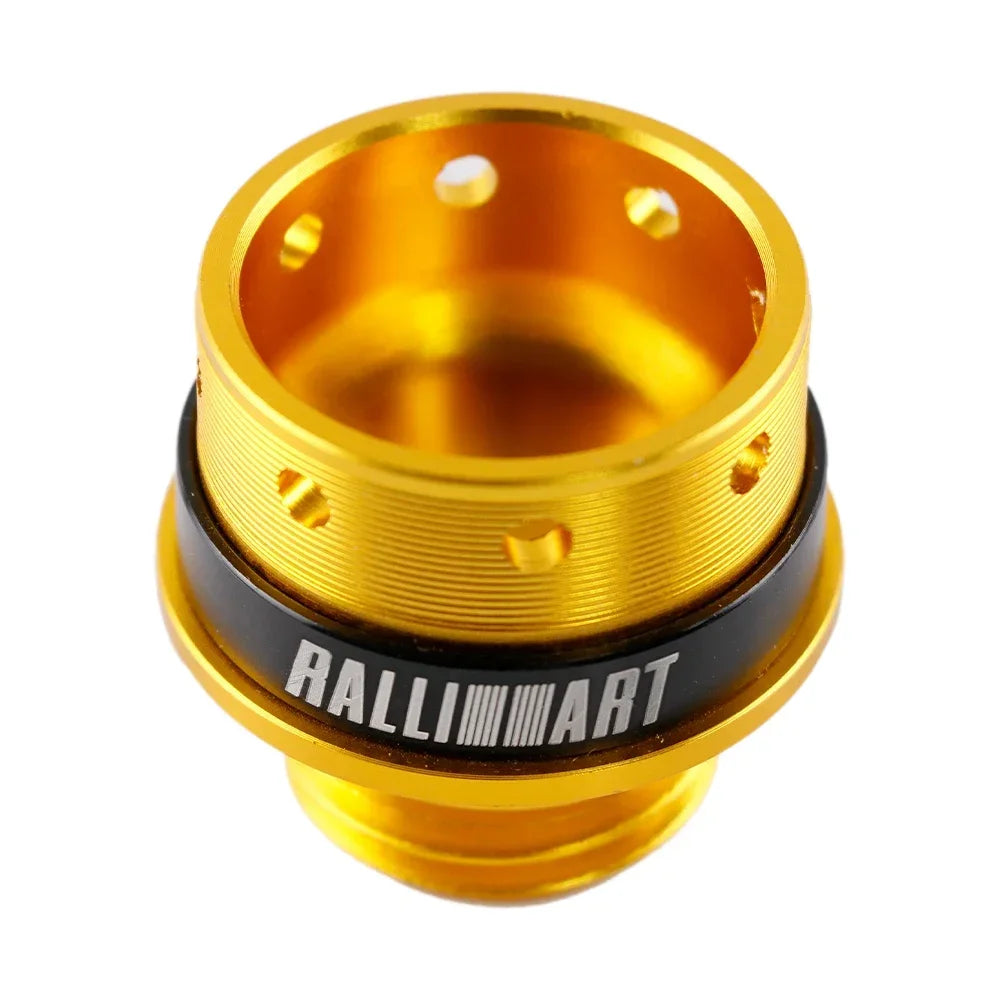 Ralli art Aluminum Engine Oil Tank Cover Cap For Mitsubishi Lancer 2008-2015