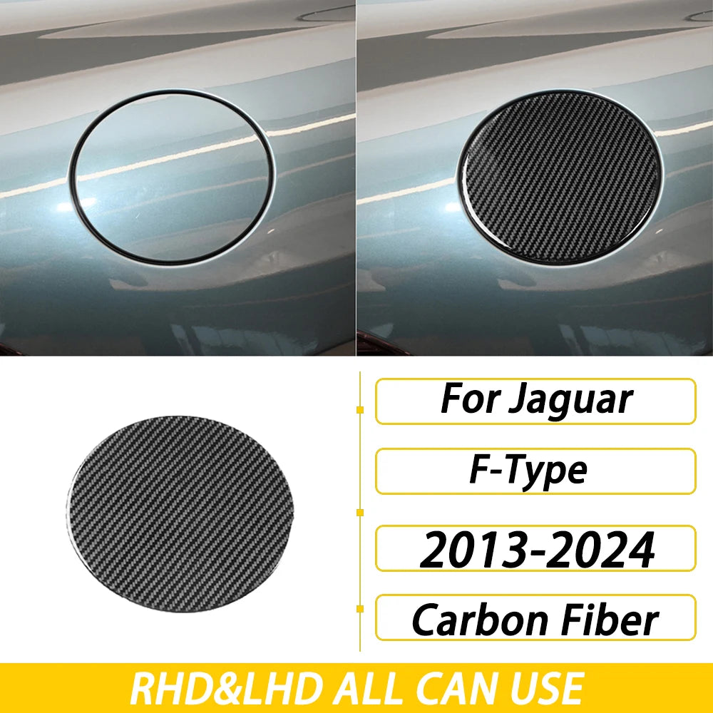 For Jaguar F-TYPE 2013-2024 Carbon Fiber Center Console Gear Shift Dashboard Air Vent Panel Trim Set Car Accessories Sticker
