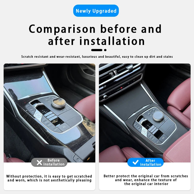 For BMW 3 Series G20 2020-2026 Central Control Gear Panel Tr