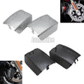Motorcycle Chrome/Black Front Brake Caliper Insert Set For H