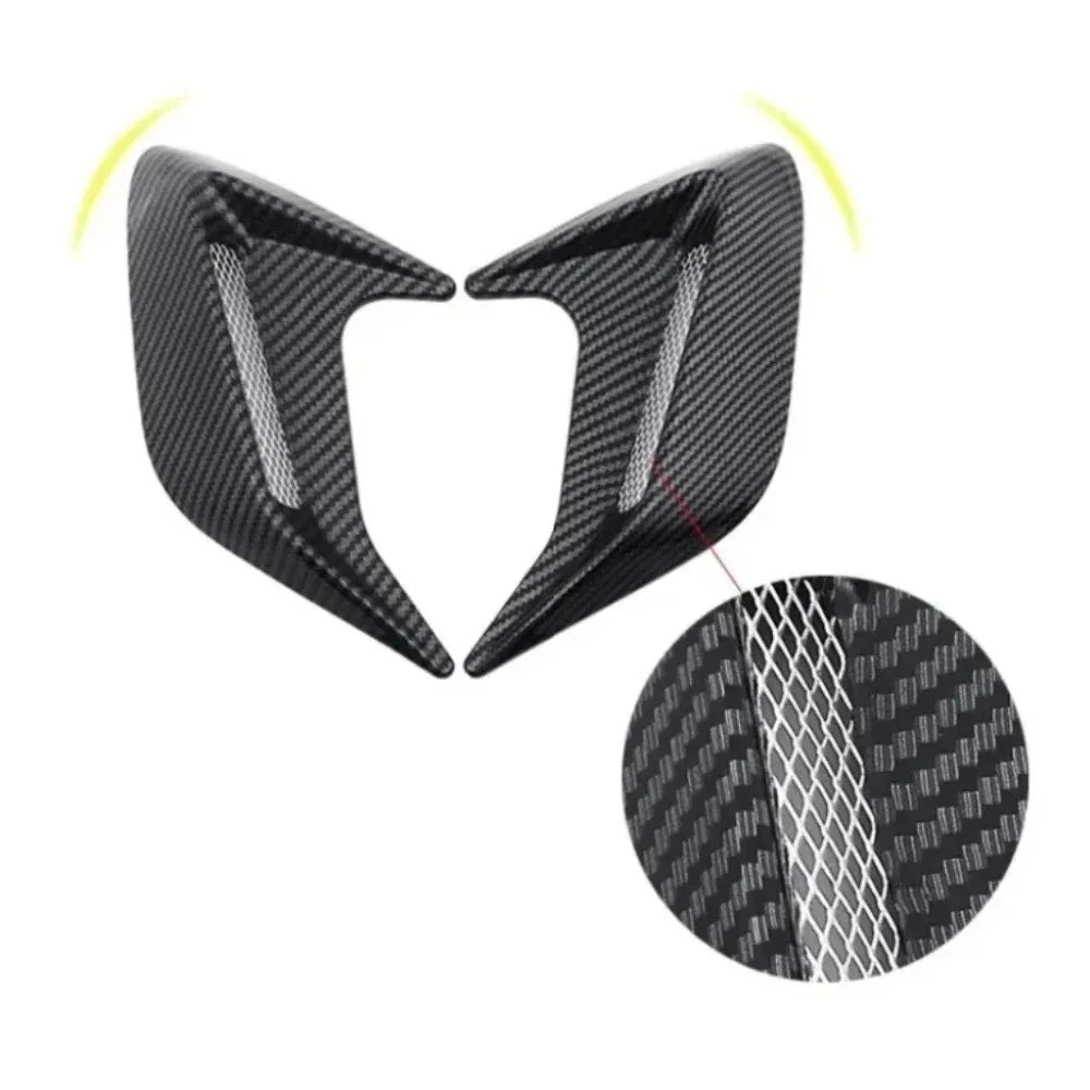 Carbon Fiber Universal Car Shark Gills Fender Side Air Flow 