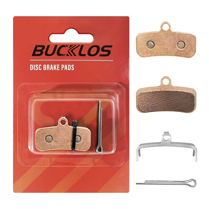 BUCKLOS Bicycle Ceramic Brake Pads for Shimano D01S D03S Disc Brake Pads MTB E-Bike 4 Piston Hydraulic Brake Pad Resin Sintered