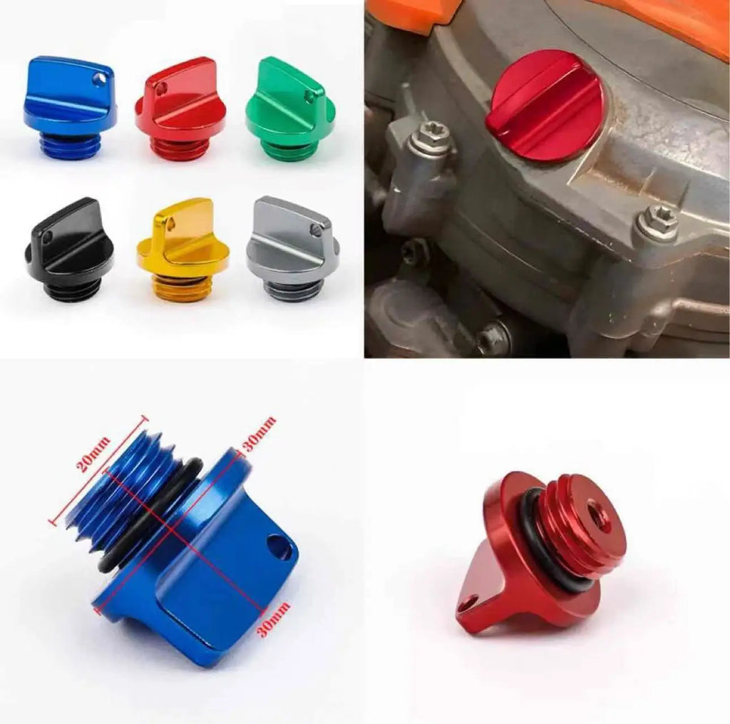 Motorcycle Crankcase Cap CNC Engine Oil Filler Screw Cover P