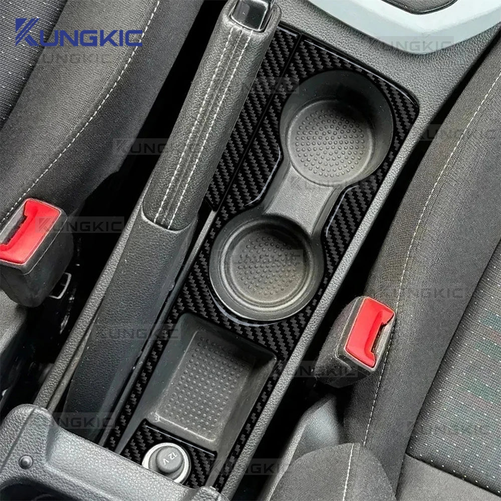 Real Soft Carbon Fiber Sticker For Seat Ibiza 6F 2018 2019 2