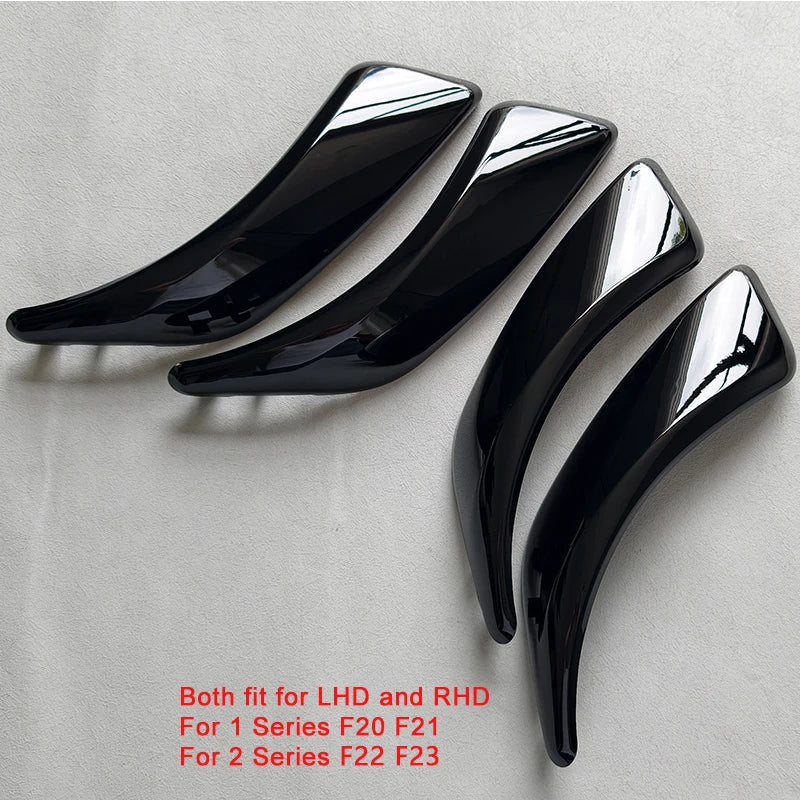 For BMW 1 2 Series F20 F21 F22 F23 Carbon Fiber Interior Door Pull Handle Trim Cover 2012-2016 Car Door Panel Replacement