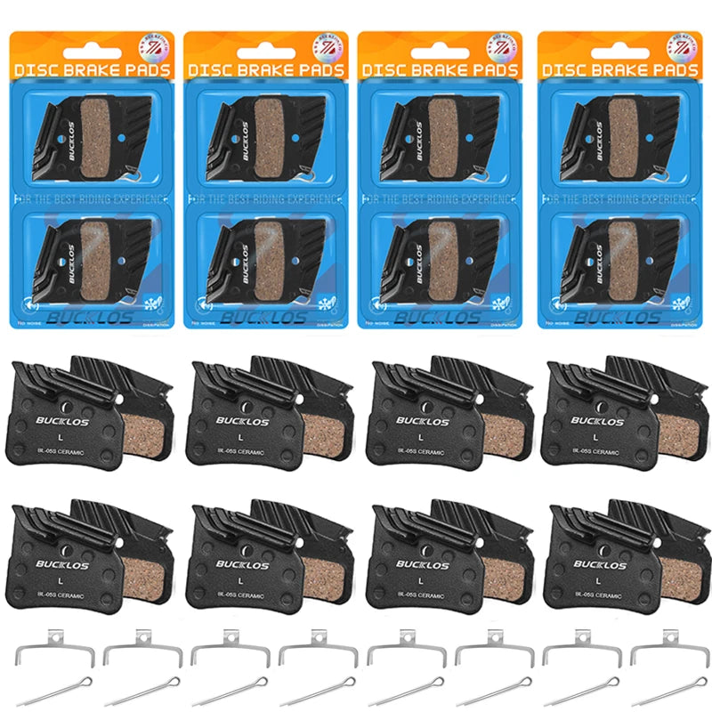 BUCKLOS Ceramic Brake Pads for SHIMANO MTB Hydraulic Disc Brake Pad for N03A N04C D02S D03S Bike Brake Pad Fit M7120 M8120 M9120
